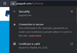 how to view SSL details in the browser