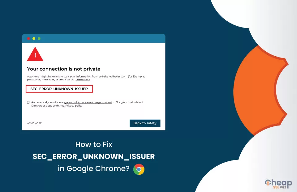 How to fix sec_error_unknown_issuer error