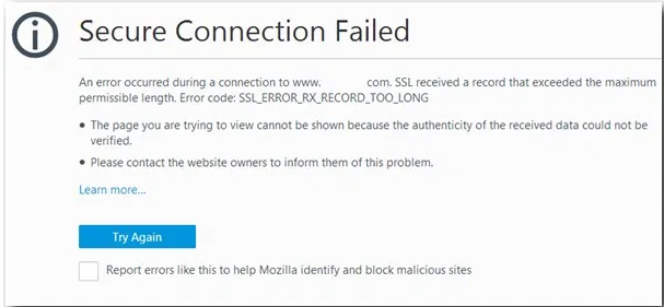 SSL_ERROR_RX_RECORD_TOO_LONG in Firefox