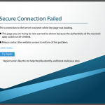 How to Fix Secure Connection Failed in Firefox?