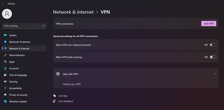 Network and Internet Setting Console