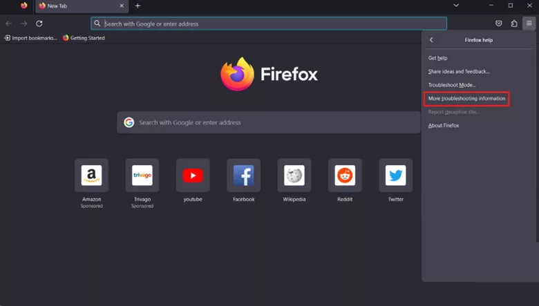Troubleshooting Console in Firefox