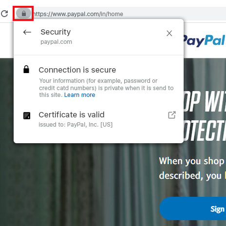 Paypal Website with EV SSL