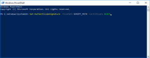 How to Sign PowerShell Script Using Code Signing Certificate