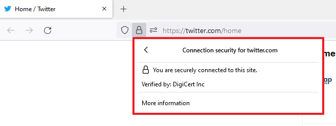 connection is secure firefox