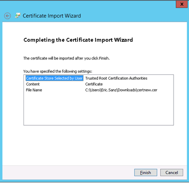 Complete Import Root CA Certificate Process