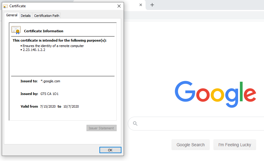 Wildcard SSL in Web Browser